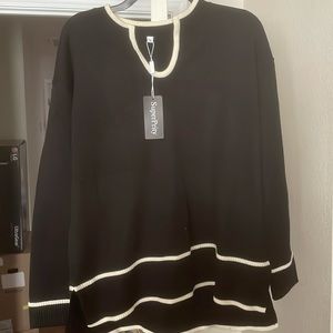 top and bottom set size M color black sweater and pants by superprity